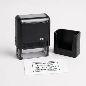 Standardstempel 4911 mit Schutzkappe – 37 × 14 mm