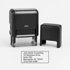 Standardstempel 4912 mit Schutzkappe – 47 × 18 mm