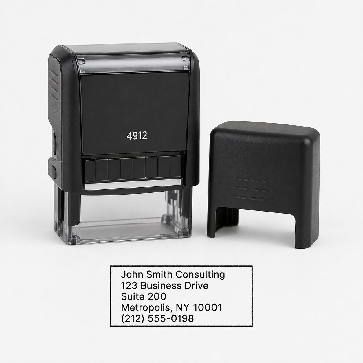 Standardstempel 4912 mit Schutzkappe – 47 × 18 mm