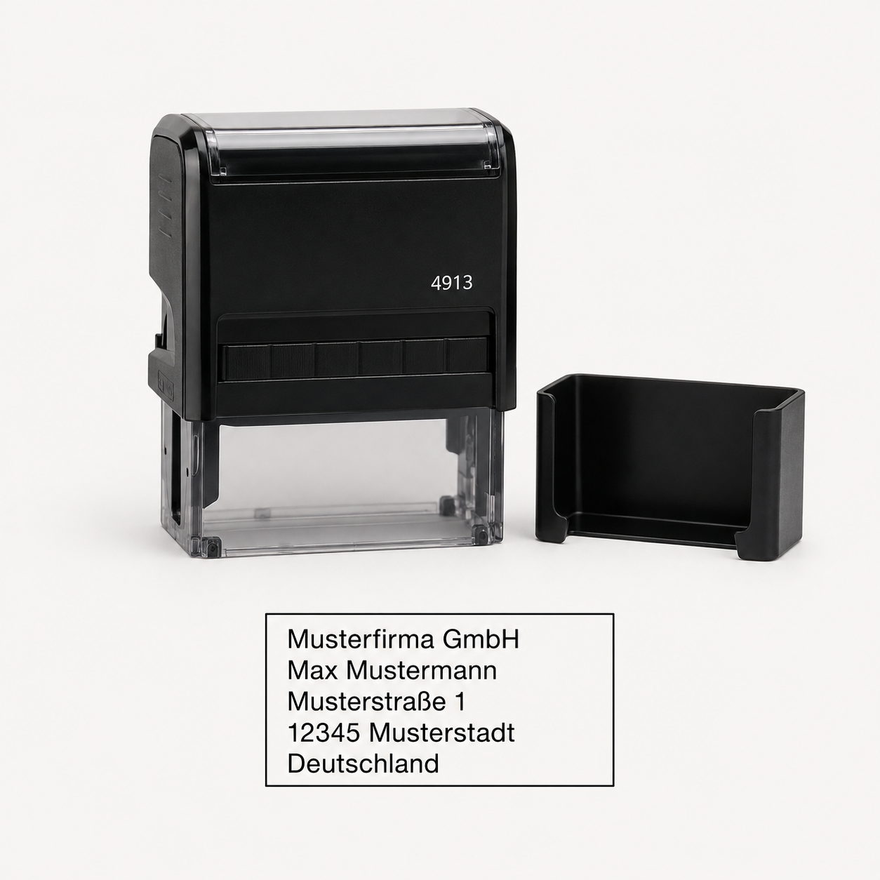 Standardstempel 4913 mit Schutzkappe – 58 × 22 mm