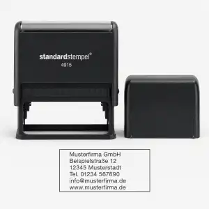 Standardstempel 4915 mit Schutzkappe – 70 × 25 mm