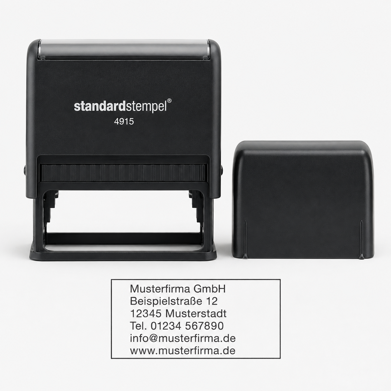 Standardstempel 4915 mit Schutzkappe – 70 × 25 mm